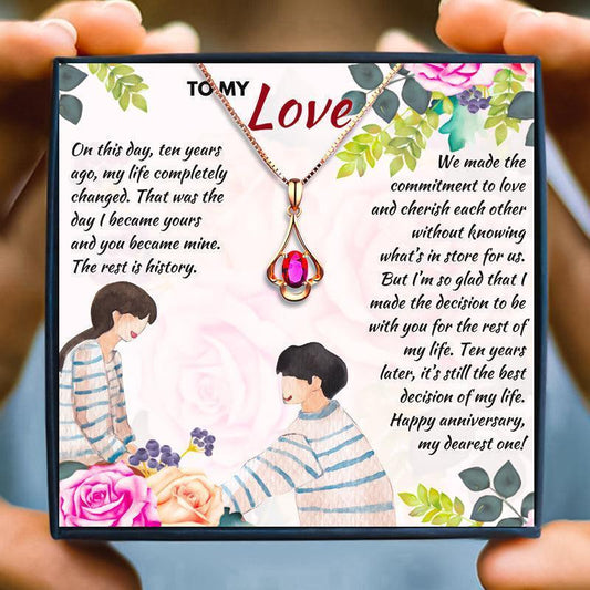 10 Year Wedding Anniversary Gift For Her - anniversary gift - 10 Year Wedding Anniversary Gift For Her - Default Title - by Hunny Life