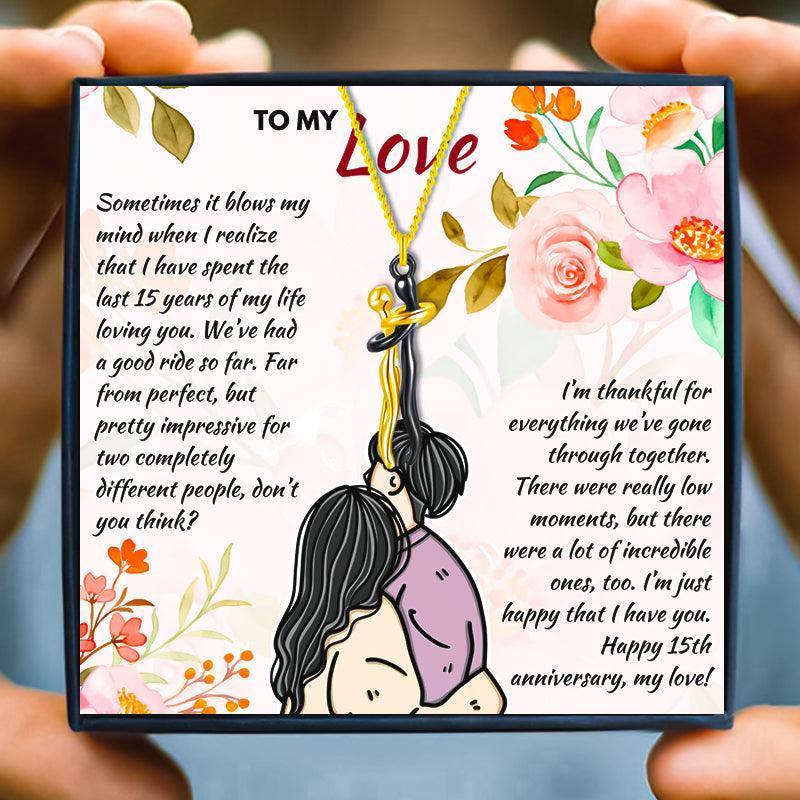 15 Year Anniversary Gift For Wife - anniversary gift - 15 Year Anniversary Gift For Wife - Black and Gold - by Hunny Life