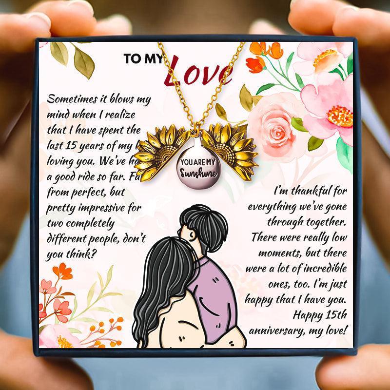 15 Year Wedding Anniversary Gift - anniversary gift - 15 Year Wedding Anniversary Gift - Default Title - by Hunny Life