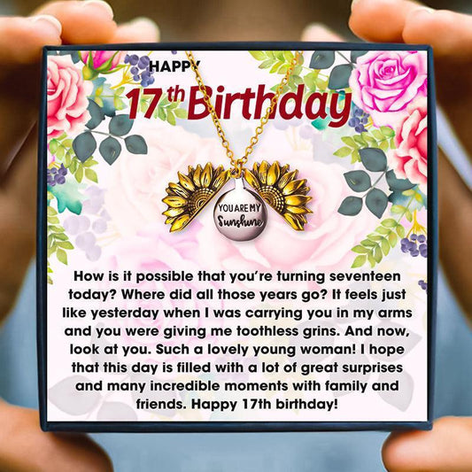 17th Birthday Gifts Ideas for Teens - birthday necklace - 17th Birthday Gifts Ideas for Teens - Default Title - by Hunny Life