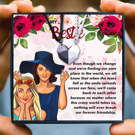 2 Pieces Custom Best Friends Necklaces For Bestie - Friendship Necklace - 2 Pieces Custom Best Friends Necklaces For Bestie - Default Title - by Hunny Life