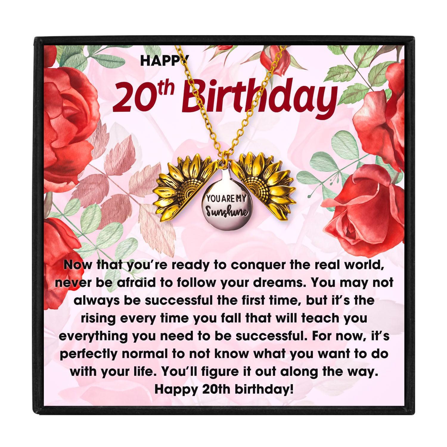 20th Birthday Gift for Her 20 Birthday Gift Ideas for Daughter Birthday Gift  for 20th Birthday Girl Twentieth Birthday Christmas Gifts 