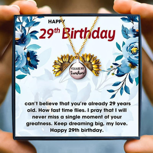 29th Birthday Gifts to Brighten Her Day - birthday necklace - 29th Birthday Gifts to Brighten Her Day - Default Title - by Hunny Life