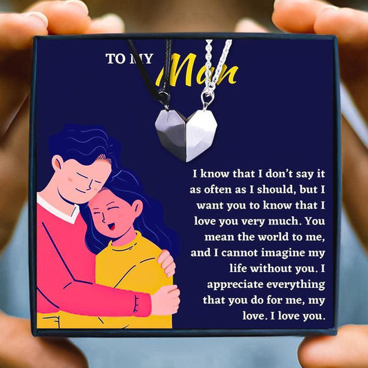 2pcs Couple Necklaces For My Husband From Wife - husband necklace - 2pcs Couple Necklaces For My Husband From Wife - Default Title - by Hunny Life