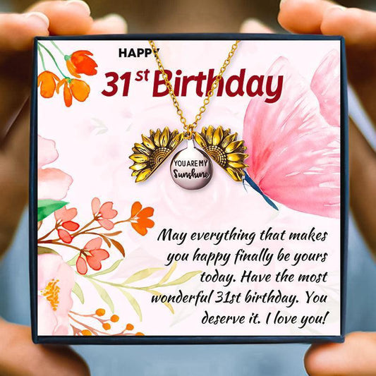 31 Surprising Birthday Gifts for the Wife - birthday necklace - 31 Surprising Birthday Gifts for the Wife - Default Title - by Hunny Life