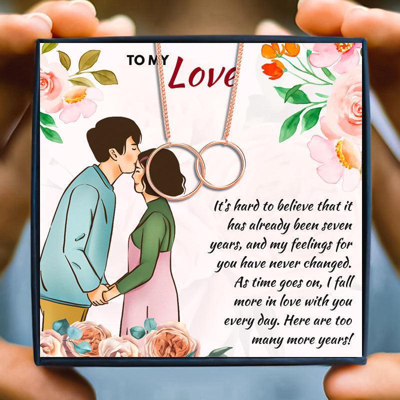 7 Year Anniversary Gifts With a Personal Touch - anniversary gift - 7 Year Anniversary Gifts With a Personal Touch - Rose Gold - by Hunny Life