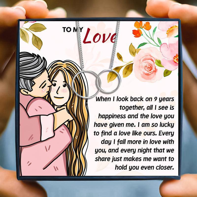 9 Year Wedding Anniversary Gift For Her - anniversary gift - 9 Year Wedding Anniversary Gift For Her - Rose Gold - by Hunny Life