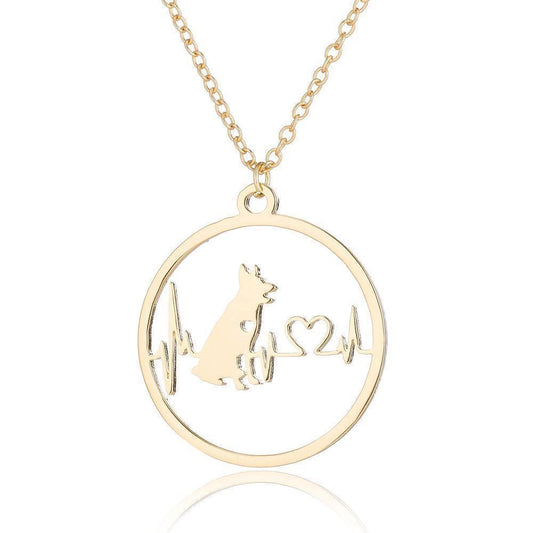 Animal Dog Necklace - necklaces - Animal Dog Necklace - Gold - by Hunny Life