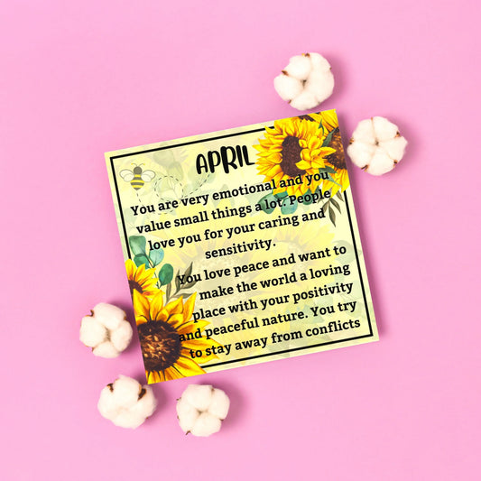 April Birthstone Cute Earrings - birthstone earring - April Birthstone Cute Earrings - Gold - by Hunny Life