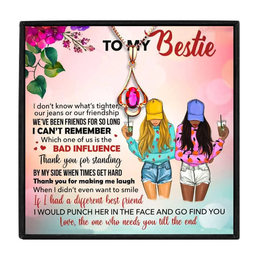 Best Friend Friendship Necklace Gift Set - Friendship Necklace - Best Friend Friendship Necklace Gift Set - Style 2 - by Hunny Life