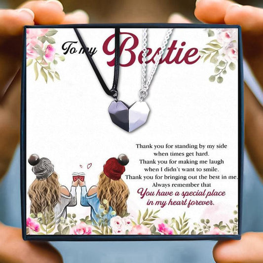 BFF Magnetic Best Friend Jewelry Gift Set - Friendship Necklace - BFF Magnetic Best Friend Jewelry Gift Set - Default Title - by Hunny Life