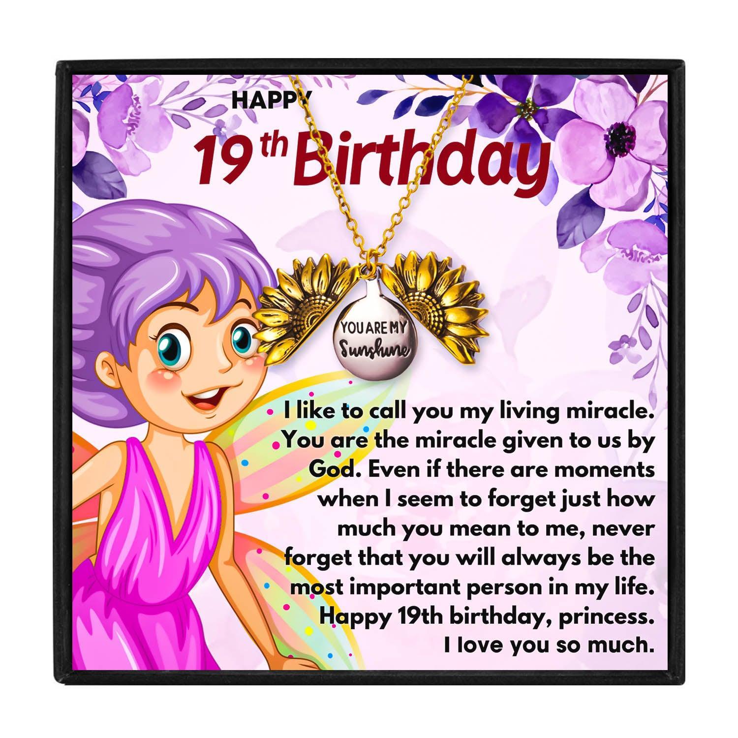 Kesidilo 19 Year Old Girl Birthday Gifts, Gifts for 19 Year Old Female,19  Year Old Girl Birthday Gifts Ideas, Happy 19th Birthday Gift for