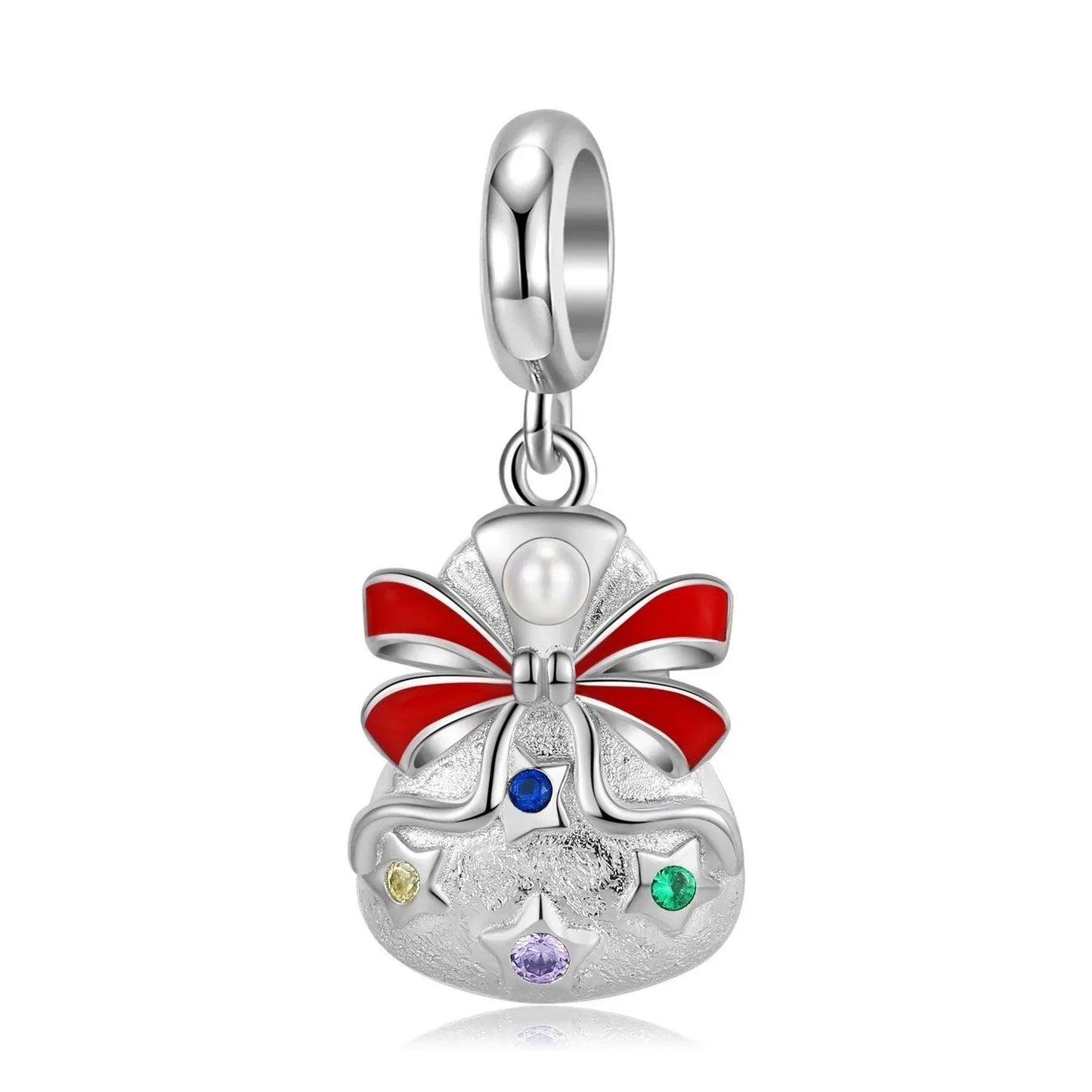 Bowknot Bead Christmas Gift Charm Bracelet Beads - Charms & Pendants - Bowknot Bead Christmas Gift Charm Bracelet Beads - PD0800 - by Hunny Life