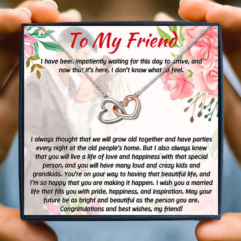 Bridal Gifts for Your Best Friend Wedding Day - Best Friend Wedding Gift - Bridal Gifts for Your Best Friend Wedding Day - Red Crystal - by Hunny Life