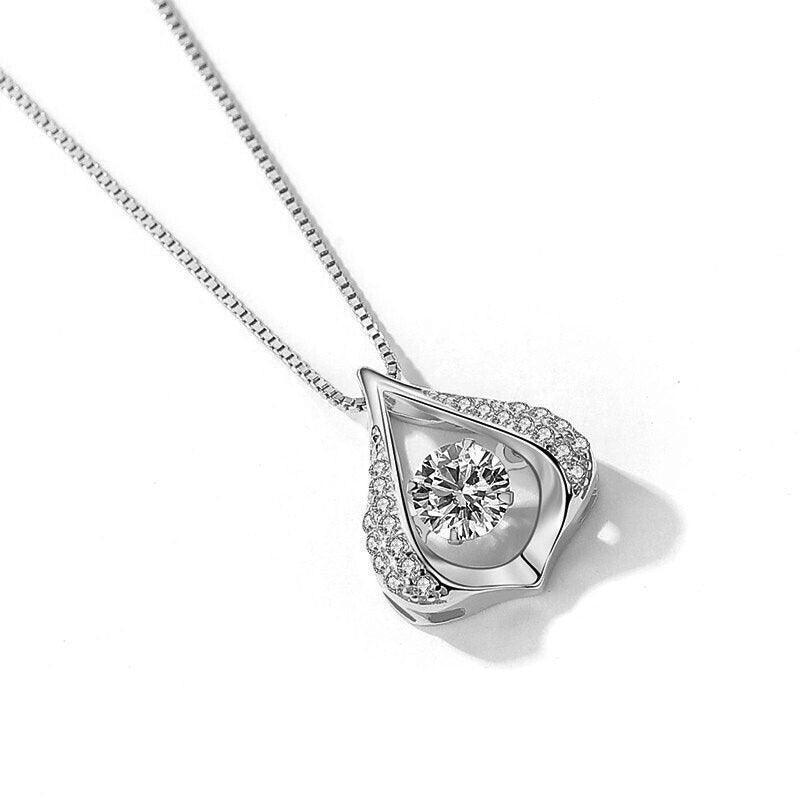 Christmas Drop Crystal Mom Necklace - mom necklaces - Christmas Drop Crystal Mom Necklace - Default Title - by Hunny Life