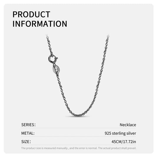 Creative Butterfly S925 Silver Dark Wind Clavicle Necklace - necklace - Creative Butterfly S925 Silver Dark Wind Clavicle Necklace - PNC0051 - by Hunny Life