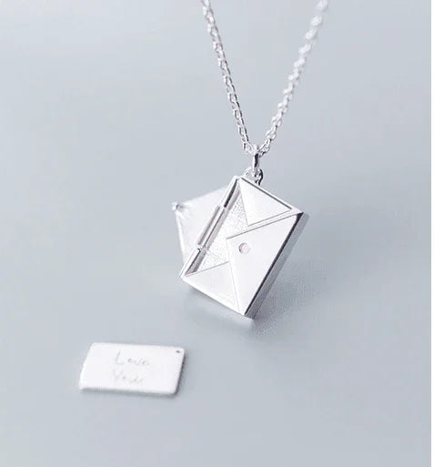 Customize 6 Letters Pendant Necklace - necklaces - Customize 6 Letters Pendant Necklace - Silver - by Hunny Life