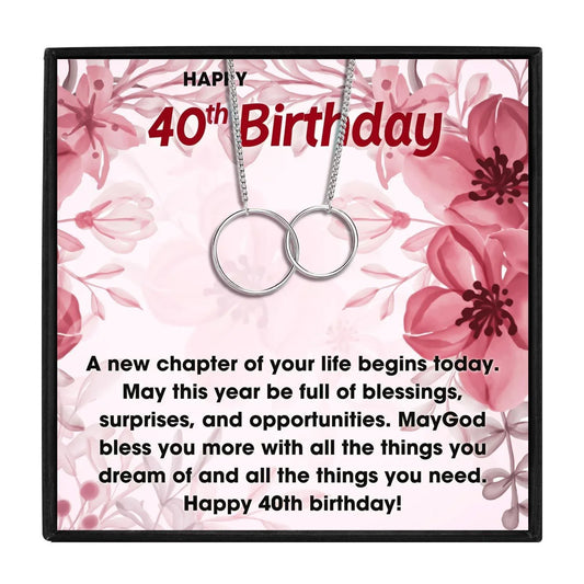 Gift Ideas For Your Wife's 40th Birthday - birthday necklace - Gift Ideas For Your Wife's 40th Birthday - Silver - by Hunny Life