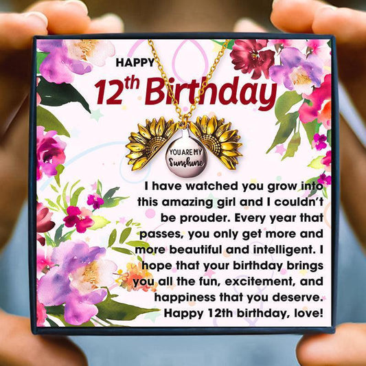 Gifts for 12 Year Old Girls That She'll Love - birthday necklace - Gifts for 12 Year Old Girls That She'll Love - Default Title - by Hunny Life