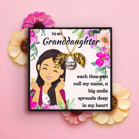 Granddaughter Necklace Forever Loved from Grandma - Granddaughter necklaces - Granddaughter Necklace Forever Loved from Grandma - Default Title - by Hunny Life