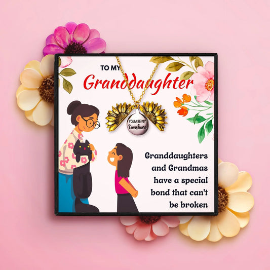 Grandma And Granddaughter Matching Necklaces Set - Granddaughter necklaces - Grandma And Granddaughter Matching Necklaces Set - Default Title - by Hunny Life