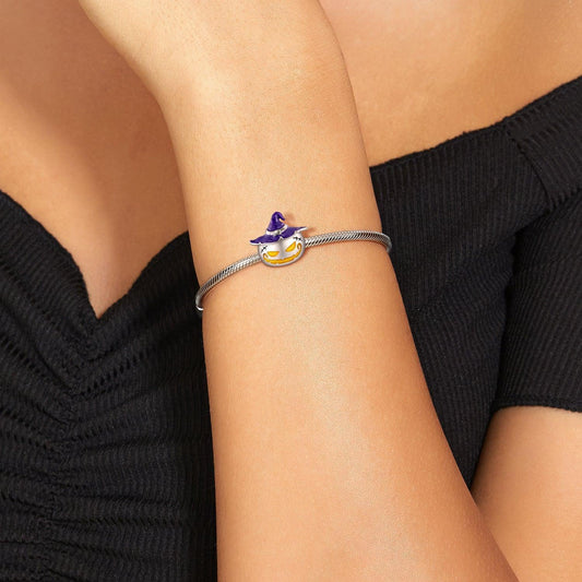 Halloween Pumpkin Enamel Bead Diy Charms - Charms - Halloween Pumpkin Enamel Bead Diy Charms - PC1388 - by Hunny Life