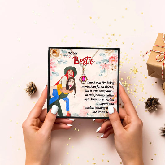 Heartfelt Friendship Necklace Gift Set - Friendship Necklace - Heartfelt Friendship Necklace Gift Set - Default Title - by Hunny Life