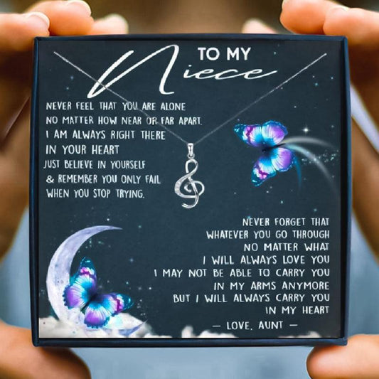 Heartfelt Gifts For Niece to Make Her Smile - Niece Necklace - Heartfelt Gifts For Niece to Make Her Smile - Default Title - by Hunny Life