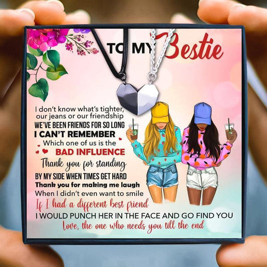 Magnetic Connecting Best Friend Necklace For Bestie - Friendship Necklace - Magnetic Connecting Best Friend Necklace For Bestie - Default Title - by Hunny Life