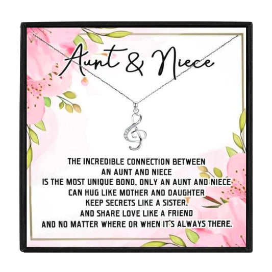 Meaningful Gift Necklace For My Niece - Niece Necklace - Meaningful Gift Necklace For My Niece - Design 1 - by Hunny Life