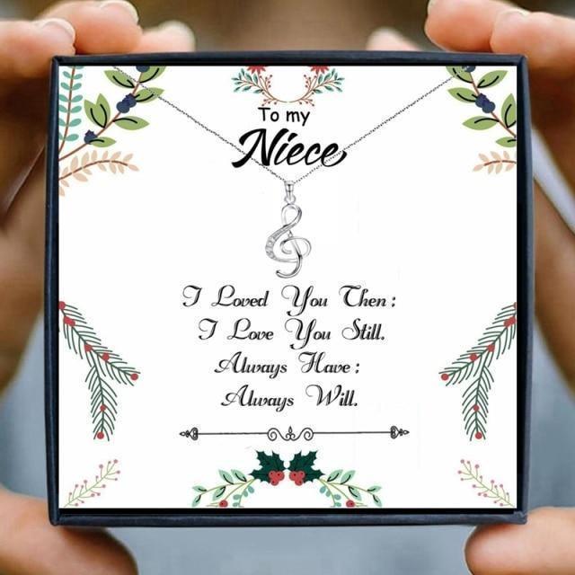 Meaningful Gift Necklace For My Niece - Niece Necklace - Meaningful Gift Necklace For My Niece - Design 1 - by Hunny Life
