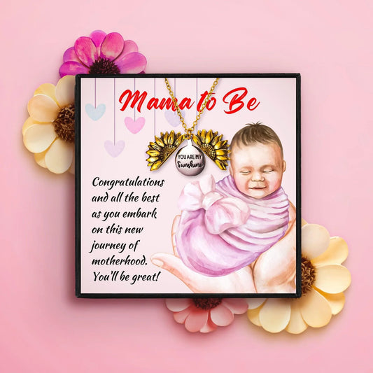 Meaningful Gifts Necklace For First Time Moms - Mom To Be Necklace - Meaningful Gifts Necklace For First Time Moms - Gold - by Hunny Life