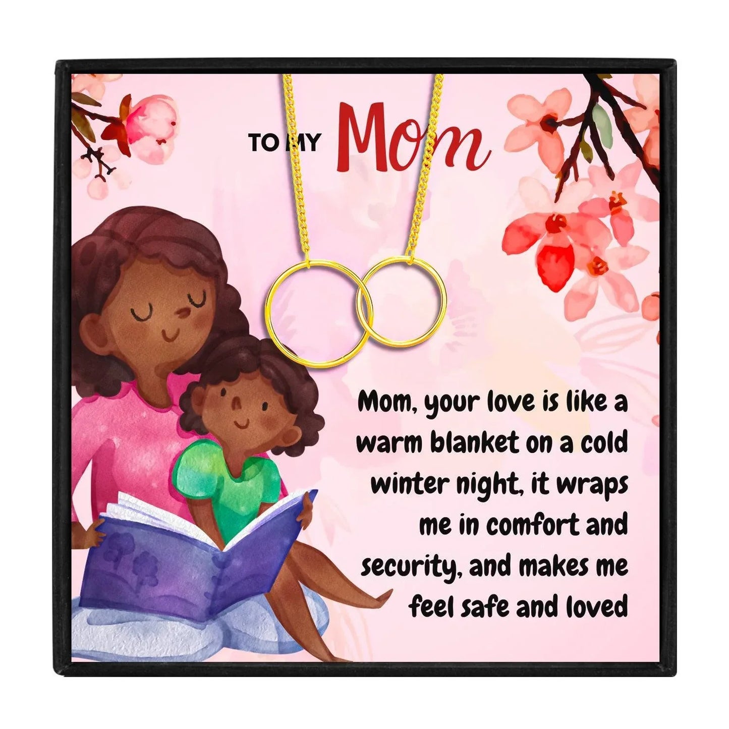 Meaningful Necklace Jewelry Gift for Mom - mom necklaces - Meaningful Necklace Jewelry Gift for Mom - Gold - by Hunny Life