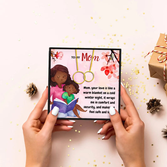 Meaningful Necklace Jewelry Gift for Mom - mom necklaces - Meaningful Necklace Jewelry Gift for Mom - Rose Gold - by Hunny Life