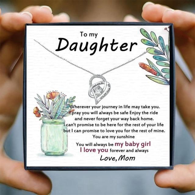 Meaningful Necklaces Gift Set For Your Daughter - daughter necklaces - Meaningful Necklaces Gift Set For Your Daughter - txx188a27 Gift Box - by Hunny Life
