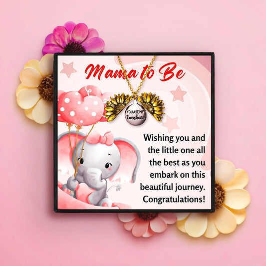 Meaningful New Mom Gifts Necklace Set - Mom To Be Necklace - Meaningful New Mom Gifts Necklace Set - Gold - by Hunny Life