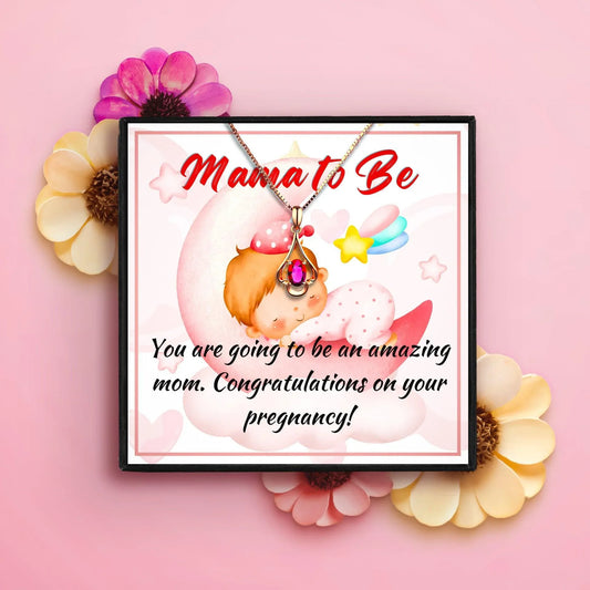 Mom To Be Gift Necklace Set - Mom To Be Necklace - Mom To Be Gift Necklace Set - Rose Gold - by Hunny Life