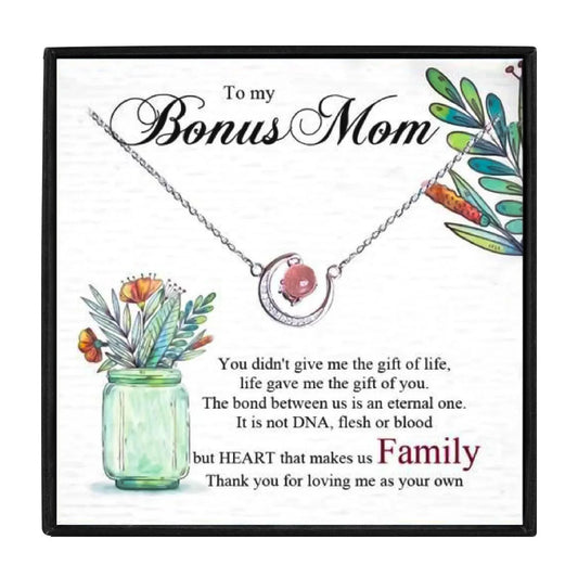 Moon Necklace To My Mother In Law From Daughter-In-Law - mother in law Necklaces - Moon Necklace To My Mother In Law From Daughter-In-Law - Mother in law 5 - by Hunny Life