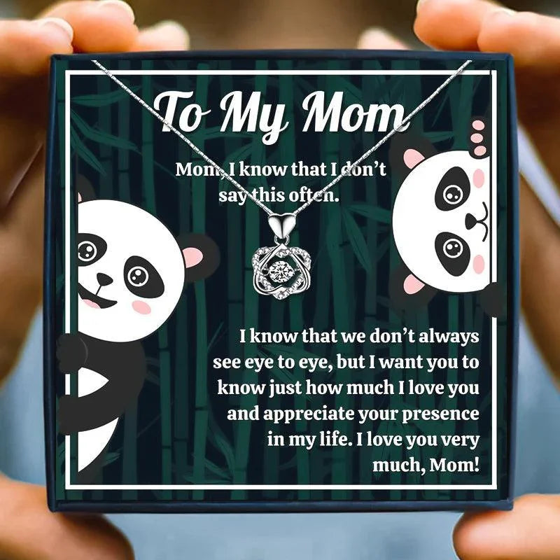 Mother You Are My Best Friend, Double Heart Necklace - mom necklaces - Mother You Are My Best Friend, Double Heart Necklace - Moon and Back - by Hunny Life