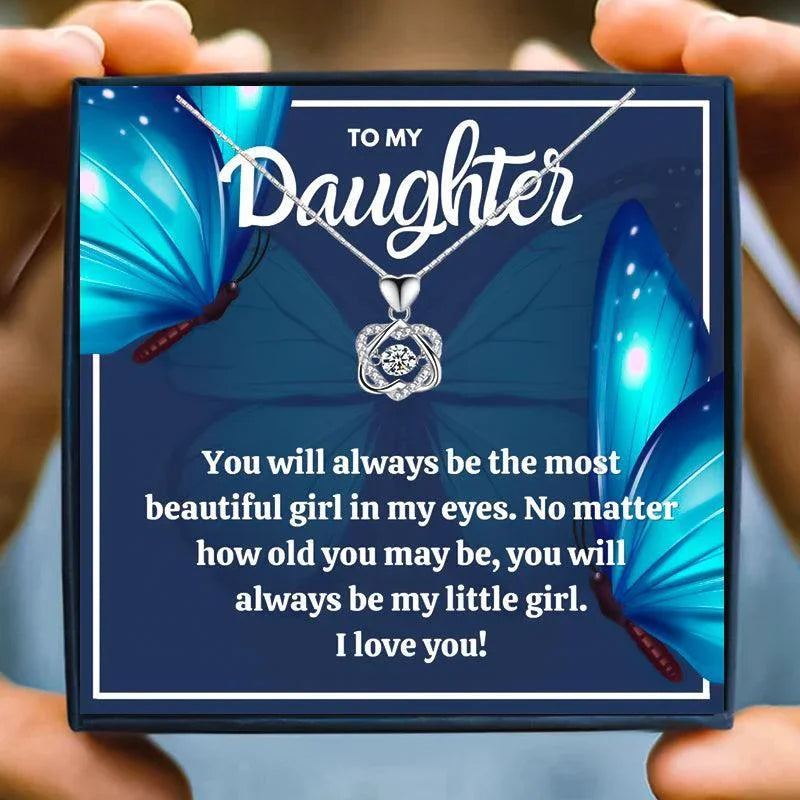 Mum & Daughter Double Heart Necklace - daughter necklaces - Mum & Daughter Double Heart Necklace - Sunflower - by Hunny Life