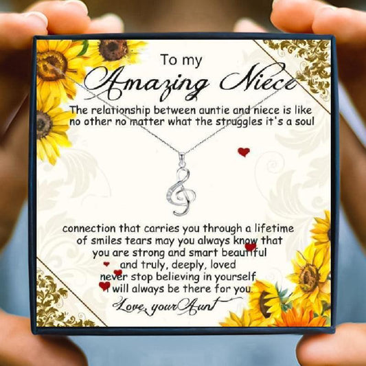 Niece Gifts That Will Make Her Feel Special And Loved - Niece Necklace - Niece Gifts That Will Make Her Feel Special And Loved - Default Title - by Hunny Life