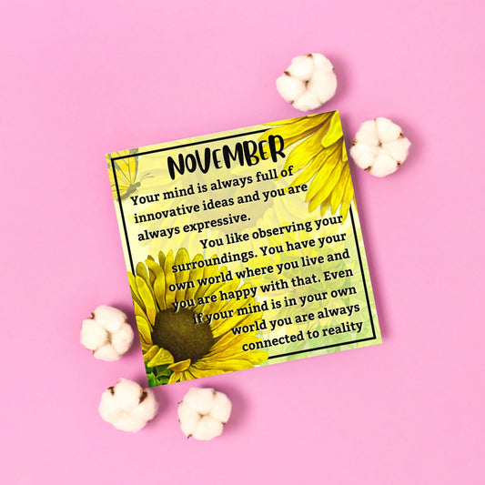 November Birthstone Cute Ring - Birthstone Ring - November Birthstone Cute Ring - Gold / US 5 - by Hunny Life