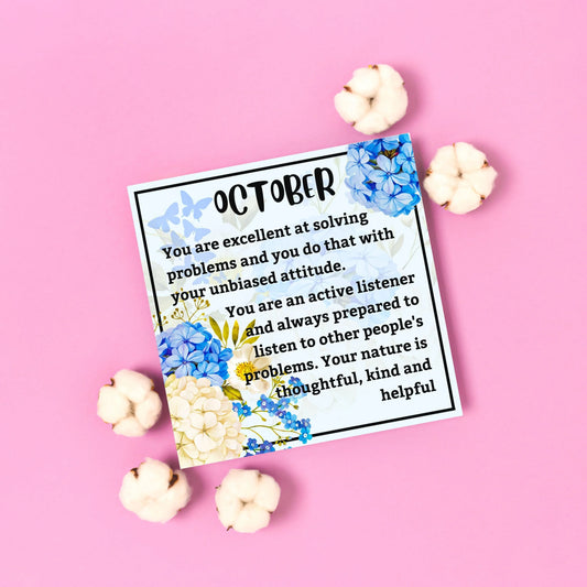 October Birthstone Cute Ring - Birthstone Ring - October Birthstone Cute Ring - Gold / US 5 - by Hunny Life