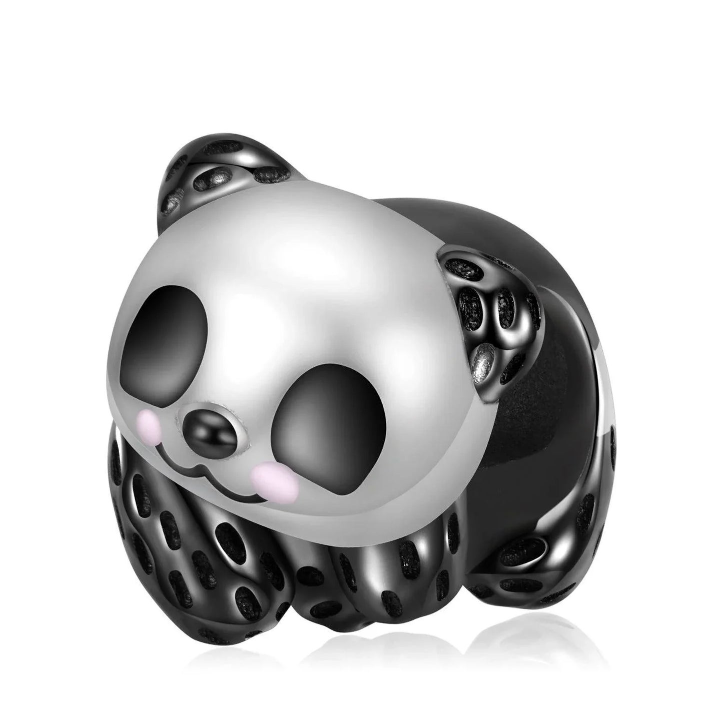 Panda Beads S925 Silver DIY Beaded Bracelet Accessories - Charms - Panda Beads S925 Silver DIY Beaded Bracelet Accessories - PC1366 - by Hunny Life
