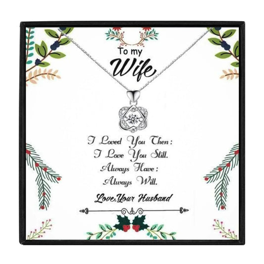 Romantic, Beautiful Necklaces for My Wife - wife necklaces - Romantic, Beautiful Necklaces for My Wife - Silver - by Hunny Life