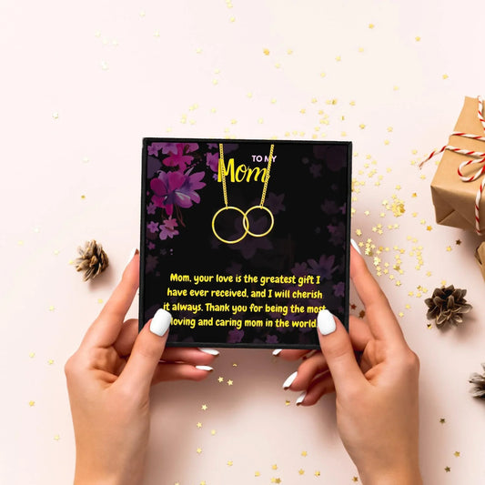 Rose Gold Best Mom Ever Necklace Set - mom necklaces - Rose Gold Best Mom Ever Necklace Set - Rose Gold - by Hunny Life