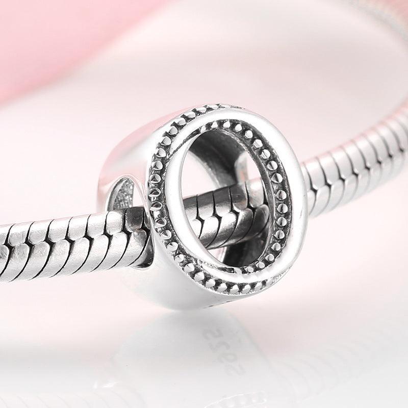 S925 Silver Beads 26 Letter Beads Cute Charms - Charms - S925 Silver Beads 26 Letter Beads Cute Charms - PC022915 - by Hunny Life