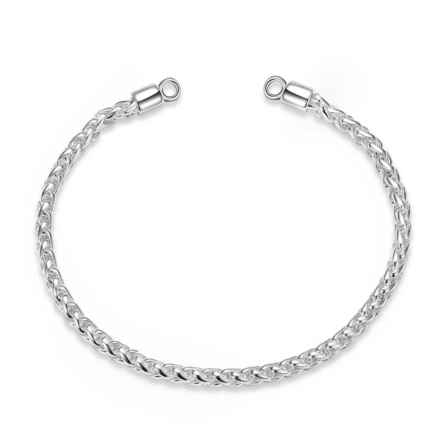S925 Sterling Silver Basic Keel Charm Diy Bracelets - Bracelets - S925 Sterling Silver Basic Keel Charm Diy Bracelets - Keel chain / 15cm - by Hunny Life
