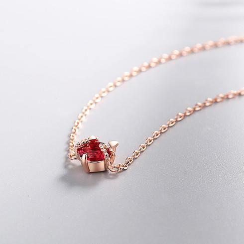 S925 sterling silver cat bracelet - Bracelets - S925 sterling silver cat bracelet - Rose gold / 925 Silver - by Hunny Life