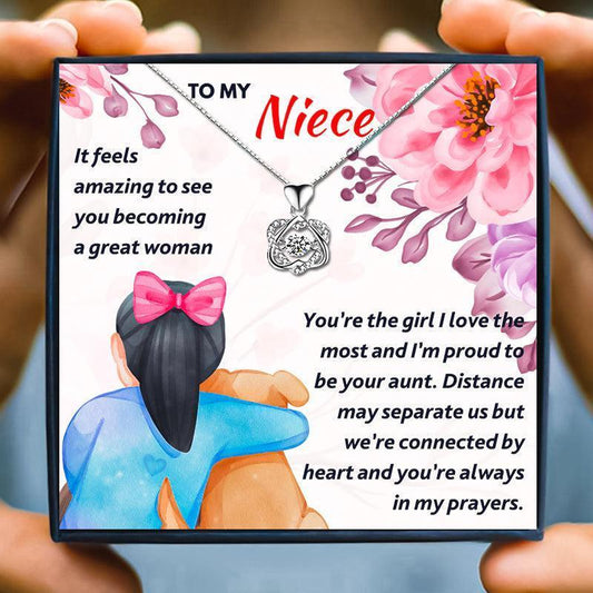 Special Aunt and Niece Necklace Gift Set - Niece Necklace - Special Aunt and Niece Necklace Gift Set - Default Title - by Hunny Life